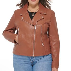 Levi Faux Leather Moto Jacket XS